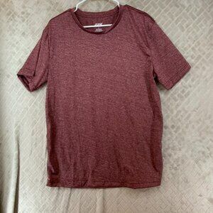 Zone Pro Mens Large T-Shirt Muted Red Short Sleeve Classic Fit